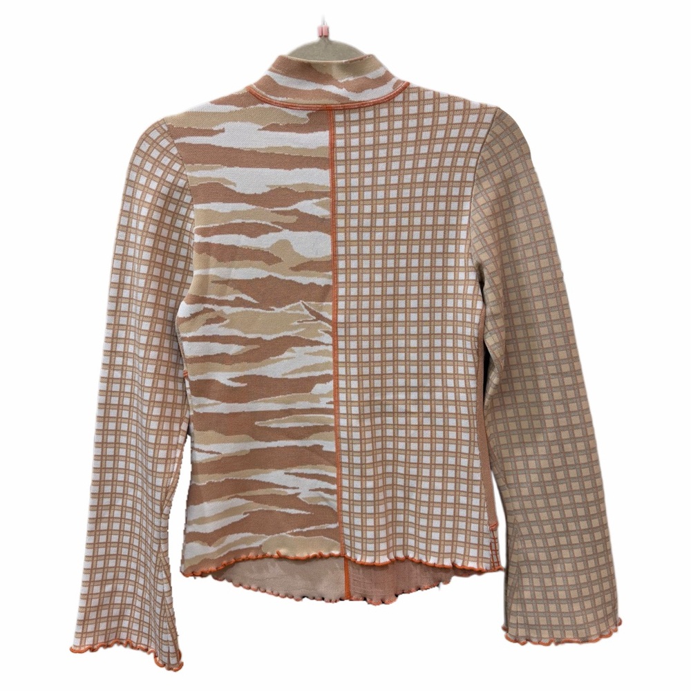 Jonathan Simkhai Patchwork Mesh Top – Size Small - image 4